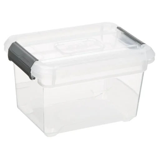 Caixa de arrumação SOLUTIONS transparente 1,8l