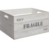Caixa De Madeira Fragile 40X30X22Cm