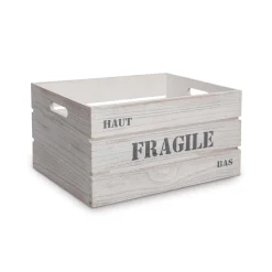 Caixa de madeira FRAGILE 25x15x12cm