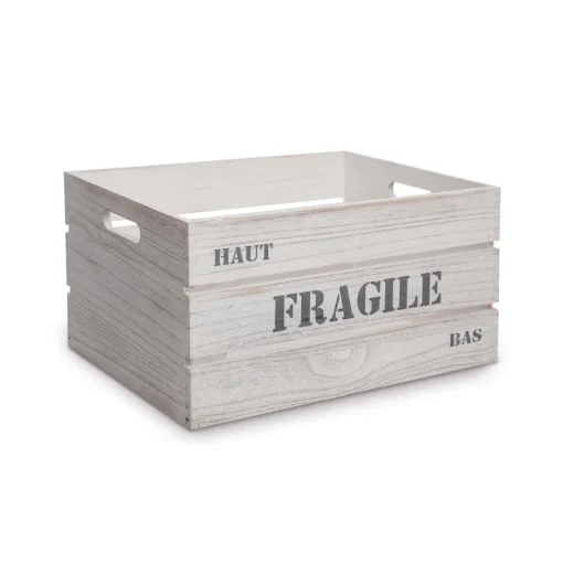 Caixa de madeira FRAGILE 25x15x12cm