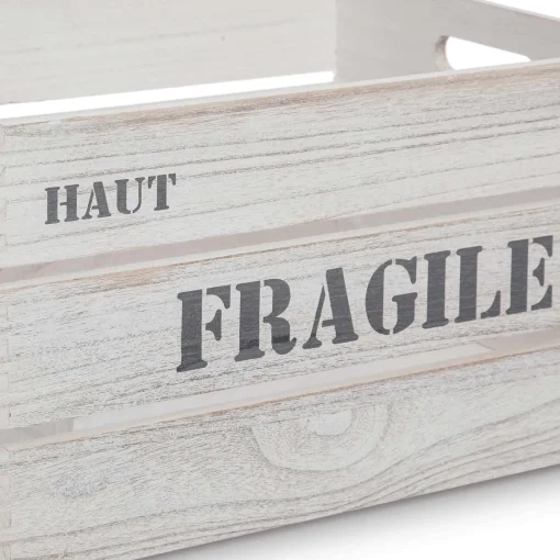 Caixa de madeira FRAGILE 25x15x12cm