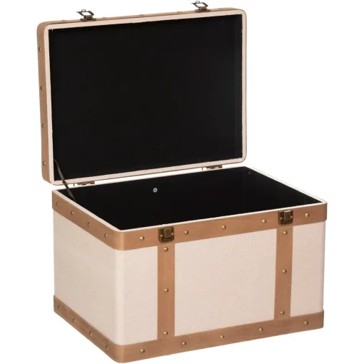 Caixa NORAH em mdf e linho 29,5x44cm