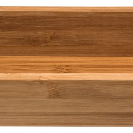 Caixa organizadora em bambu 8x38cm
