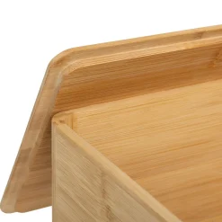 Caixa para pão em bambu 20,2x12,7x33,2cm