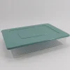 Caixa retangular azul stone com rede