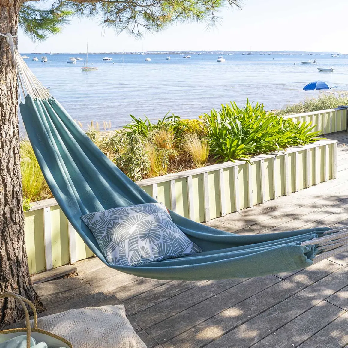 Cama de rede YAQUI verde jade sem estrutura 80x307cm