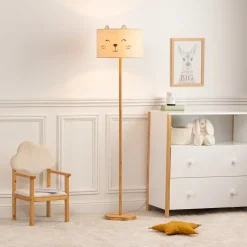 Candeeiro de chão félix branco 152cm