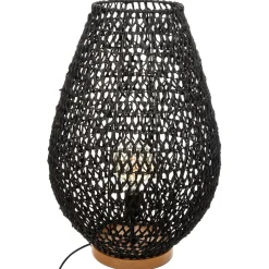 Candeeiro de mesa ETEL preto 55cm