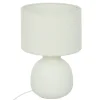 Candeeiro de mesa lali com abajour em pelo bouclee
