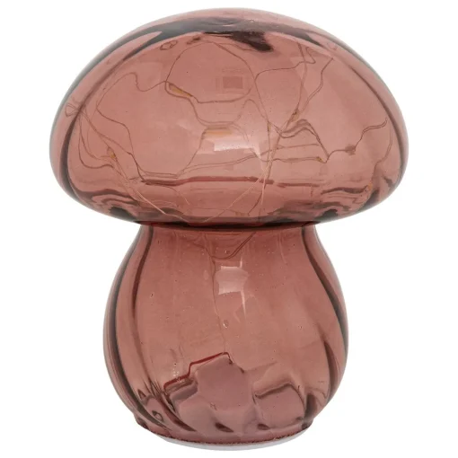Candeeiro de mesa MALU rosa em vidro