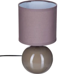Candeeiro de mesa TIMEO bola taupe em cerâmica