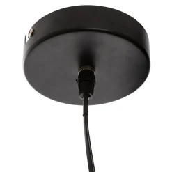 Candeeiro de teto alara preto em metal