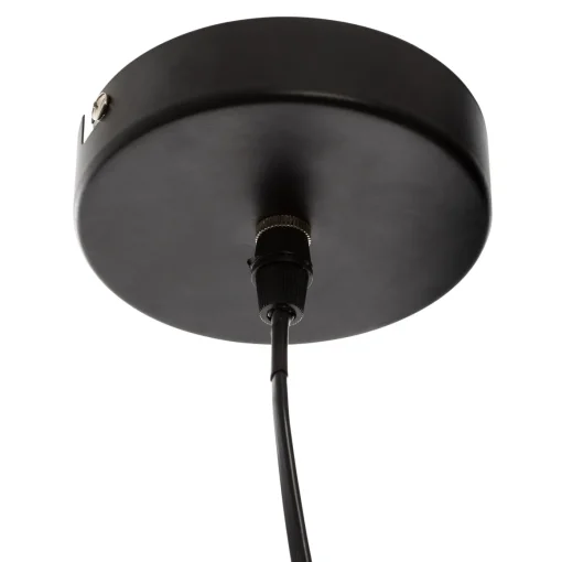 Candeeiro de teto alara preto em metal