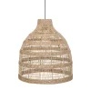 Candeeiro de teto bege em rattan SEA VIEW