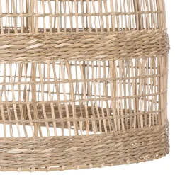 Candeeiro de teto bege em rattan SEA VIEW