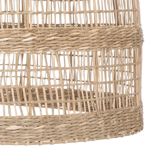 Candeeiro de teto bege em rattan SEA VIEW