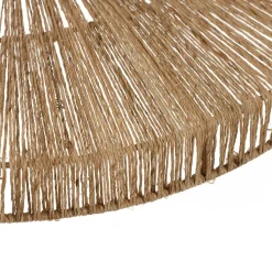 Candeeiro de teto BELLAMY bege em juta 58cm