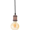 Candeeiro de teto decorativa em metal 136cm