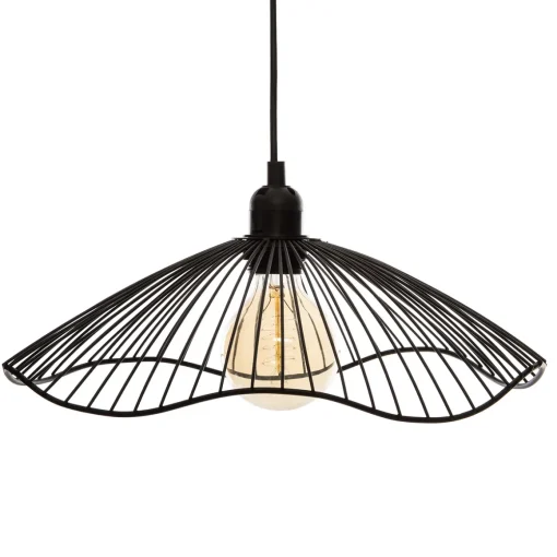 Candeeiro de teto GALT em metal preto