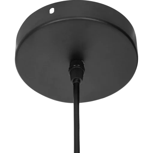 Candeeiro de teto JENA preto em metal 25cm