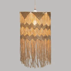 Candeeiro De Teto Macramé 30cm