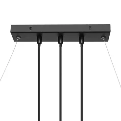 Candeeiro de teto TIMMY preto 150x70cm