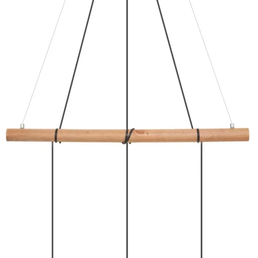 Candeeiro de teto TIMMY preto 150x70cm