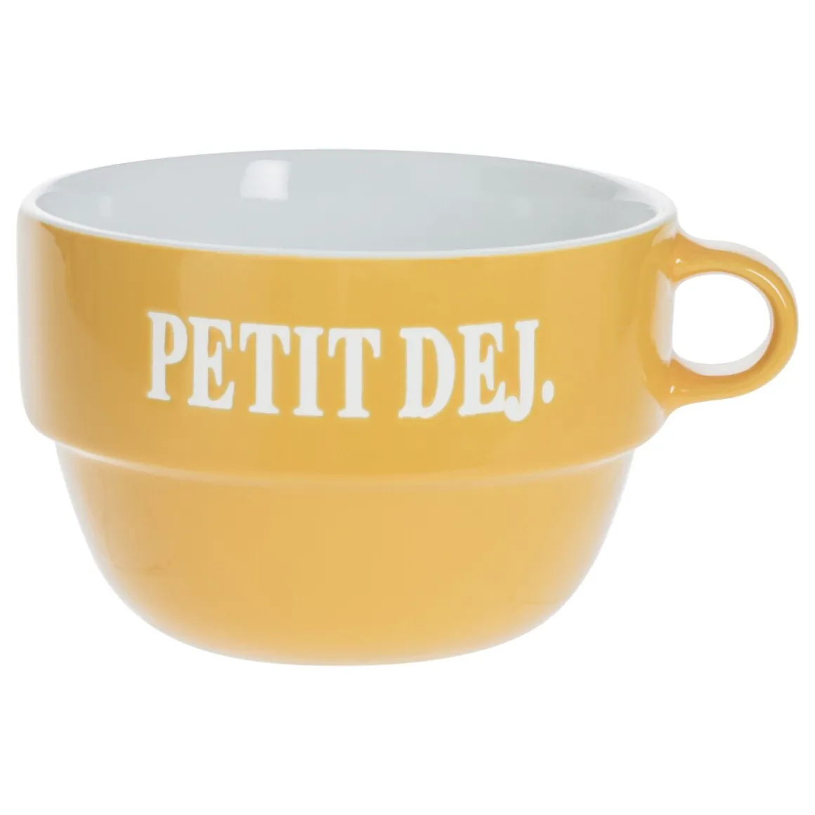 Caneca almoçadeira COLORAMA amarela