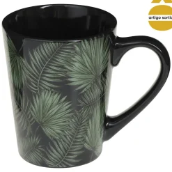 Caneca de cerâmica folhas JUNGLE 30cl