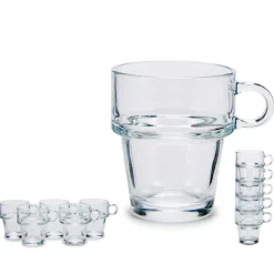 Caneca em vidro empilhável 26cl