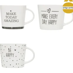 Caneca HAPPY em cerâmica 32cl