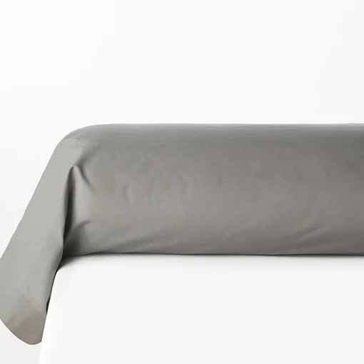 Capa cinza para almofada 85x185cm