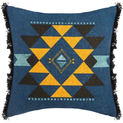 Capa Para Almofada Azteca Azul 40x40cm