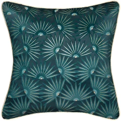 Capa para almofada orage azul 40x40cm