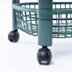 Carrinho de cozinha SAN marino verde com 4 cestos