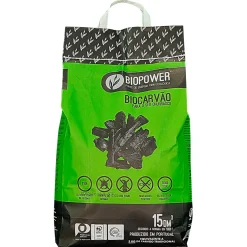 Carvão ecológico para churrasco biopower