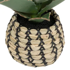 Cato artificial com vaso palhinha PIO 26cm