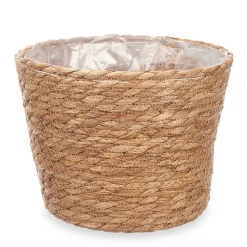 Cesto bege em ráfia 23cm