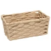 Cesto de arrrumação bege 10x22,5x16cm