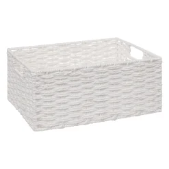 Cesto de arrumação COSTA branco 18x28cm