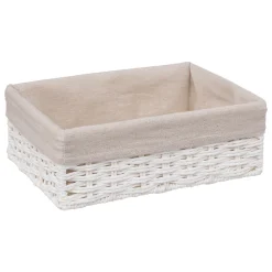 Cesto de arrumação COSTA branco 20x28cm