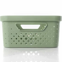 Cesto de arrumação PIXEL verde 11l