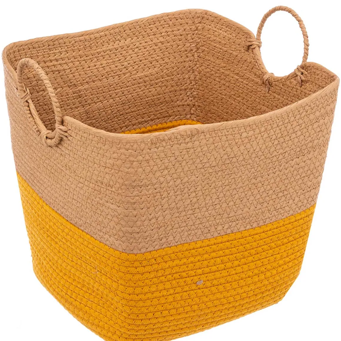 Cesto de arrumação wc SOLAR ocre 36cm