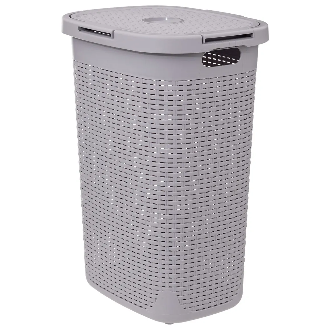 Cesto de roupa com tampa 60l