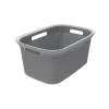 Cesto de roupa MODE cinza 45l