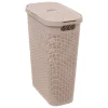 Cesto de roupa slim com tampa 40l