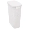 Cesto de roupa slim com tampa 40l
