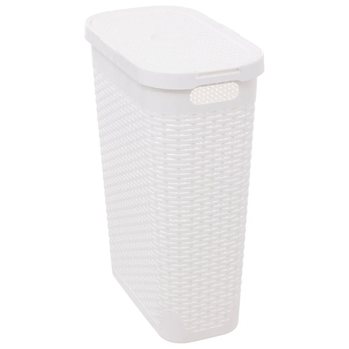 Cesto de roupa slim com tampa 40l