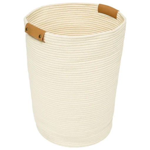 Cesto de roupa wc bege DUO 80l