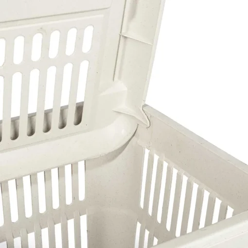 Cesto de roupa wc branco SAND com tampa